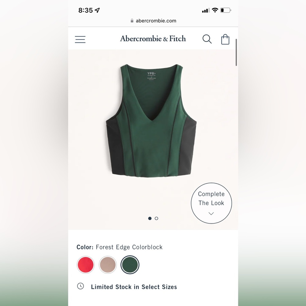 Abercrombie and Fitch YPB Color Block Tank
